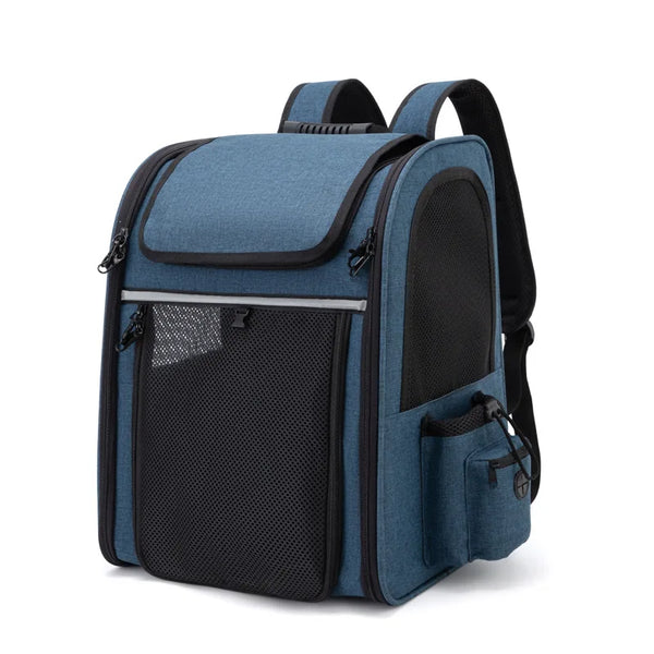 Pawsh Comfort™ Portable Breathable Outdoor Foldable Expandable Pet Backpack – Large Capacity Oxford Cloth Carrier for Cats & Dogs - Image 31