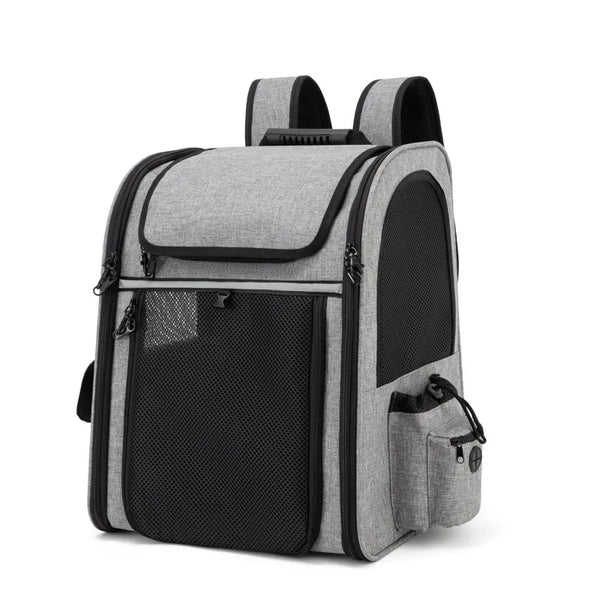 Pawsh Comfort™ Portable Breathable Outdoor Foldable Expandable Pet Backpack – Large Capacity Oxford Cloth Carrier for Cats & Dogs - Image 32