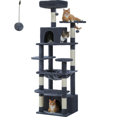 Deep Grey Cat Tree