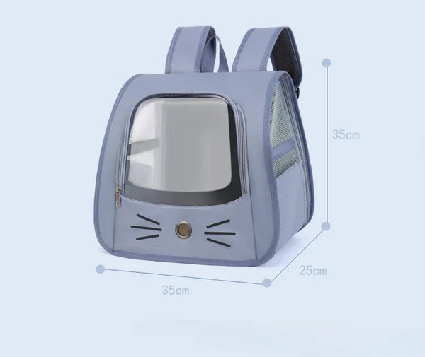 Pawsh Comfort™ Breathable Outdoor Cat Carrier Backpack – Portable Shoulder Bag for Cats & Small Dogs - Image 7