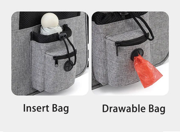 Pawsh Comfort™ Portable Breathable Outdoor Foldable Expandable Pet Backpack – Large Capacity Oxford Cloth Carrier for Cats & Dogs - Image 20