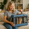 Pawsh Comfort™ Soft-Sided Pet Carrier for Large & Medium Cats – Spacious Carrier for Big Cats, Medium Cats & Puppies - Image 6