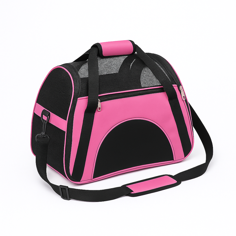 Pawsh Comfort™ Soft-Sided Portable Pet Travel Carrier – Folding Carrier for Cats, Dogs & Puppies