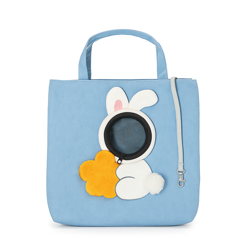 Pawsh Comfort™ Fashion Cute Cat Canvas Shoulder Bag – Portable Pet Carrier for Cats, Dogs, Puppies & Kittens