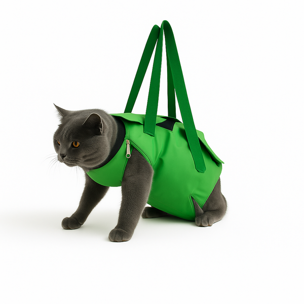 Pawsh Comfort™ Multifunctional Breathable Double-Shoulder Cat Bag – Portable, Anti-Scratch, Foldable & Secure Pet Carrier - Image 1