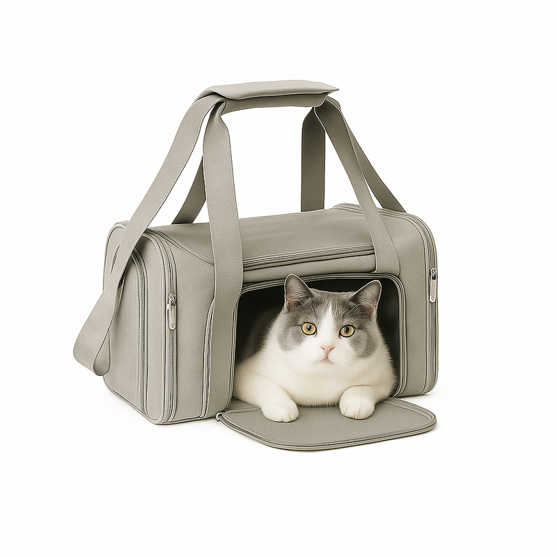 Pawsh Comfort™ Breathable Mesh Pet Carrier Bag – Outdoor Travel Tent for Small Dogs & Cats