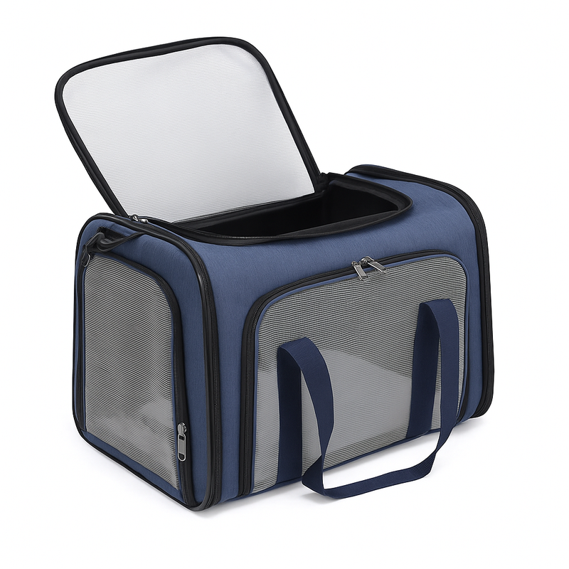 Pawsh Comfort™ Portable Breathable Foldable Pet Carrier Backpack – Shoulder Bag for Cats & Dogs, Travel & Transport