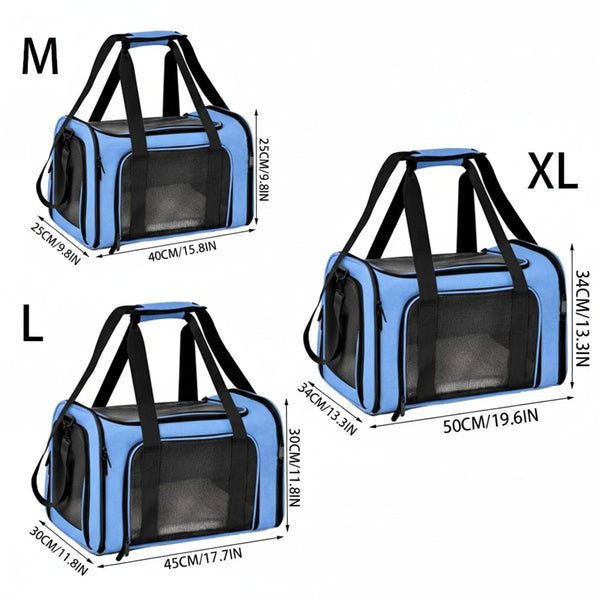 Pawsh Comfort™ Portable Breathable Foldable Pet Carrier Backpack – Shoulder Bag for Cats & Dogs, Travel & Transport - Image 4