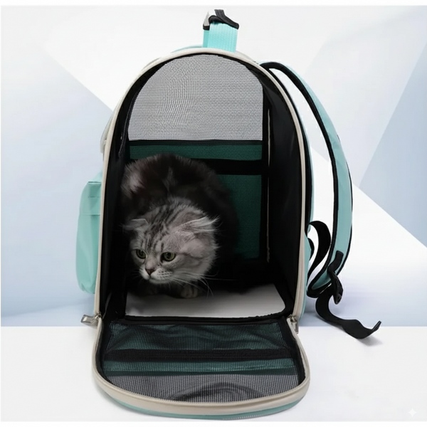 Pawsh Comfort™ Windproof Outdoor Cat Carrier Backpack – Travel Bag for Cats & Small Dogs with Cushion - Image 15