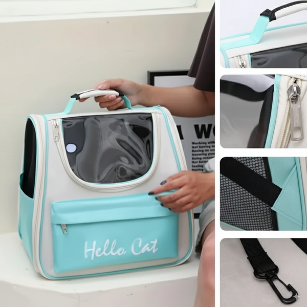 Pawsh Comfort™ Windproof Outdoor Cat Carrier Backpack – Travel Bag for Cats & Small Dogs with Cushion - Image 16