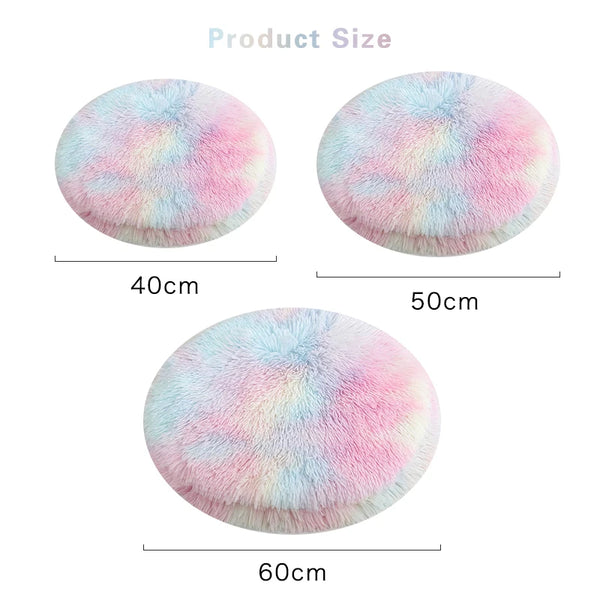 Plush Cat Bed Mats Round Pet Bed for Cats Small Dogs Soft Fleece Pet Sleeping Mat Kitten Puppy Nest Pet Cushion Cat Accessories - Image 6