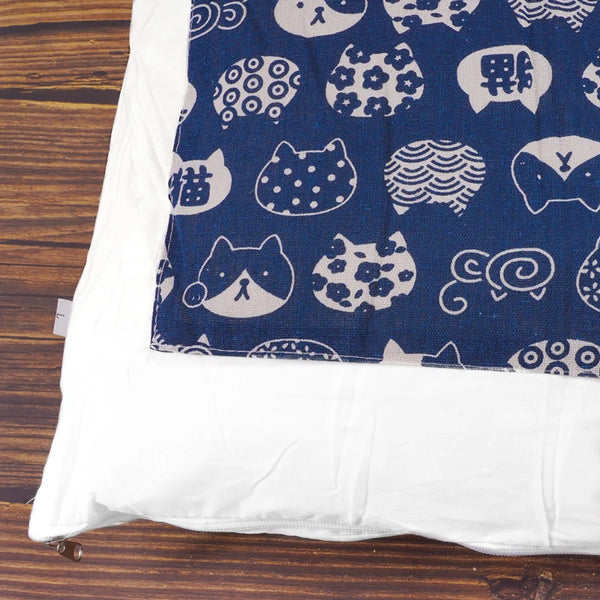 Japanese Cat Bed Warm Cat Sleeping Bag Deep Sleep Cave Winter Removable Pet House Bed for Cats Dogs Nest Cushion with Pillow - Image 14