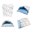 Japanese Cat Bed Warm Cat Sleeping Bag Deep Sleep Cave Winter Removable Pet House Bed for Cats Dogs Nest Cushion with Pillow - Image 17