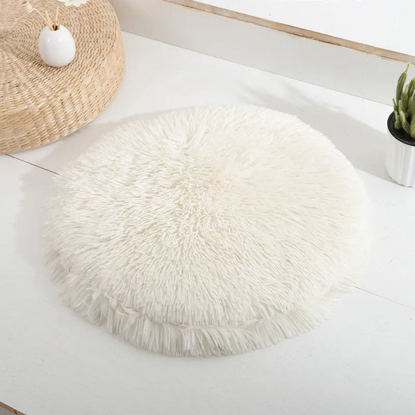 Plush Cat Bed Mats Round Pet Bed for Cats Small Dogs Soft Fleece Pet Sleeping Mat Kitten Puppy Nest Pet Cushion Cat Accessories - Image 31