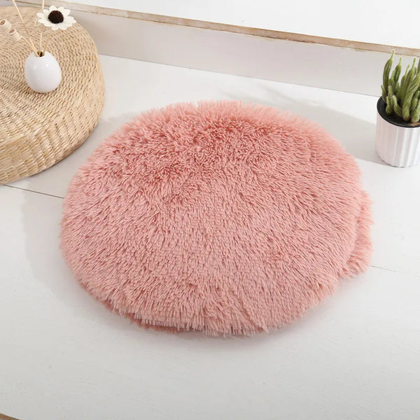 Plush Cat Bed Mats Round Pet Bed for Cats Small Dogs Soft Fleece Pet Sleeping Mat Kitten Puppy Nest Pet Cushion Cat Accessories - Image 26