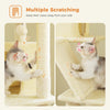 Pawsh Comfort™ 180cm Large Cat Tree Tower – Spacious Climbing Frame with Sisal Scratching Post, Hammock & Perch - Image 5