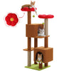 Pawsh Comfort™ Cactus Cat Tree – 133cm Indoor Cat Tower with 2 Padded Perches, 2 Condos & 2 Scratching Posts - Image 21