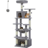 Pawsh Comfort™ Large Indoor Cat Tree Tower – Sisal-Covered Scratching Posts, Spacious Hammock, Padded Perches & Condos, Grey - Image 17