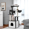 Pawsh Comfort™ Multi-Level Indoor Wood Cat Tree – Spacious Condo, Scratching Posts, Hammock, Top Perch & Cat Toys - Image 20