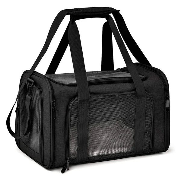 Pawsh Comfort™ Portable Breathable Foldable Pet Carrier Backpack – Shoulder Bag for Cats & Dogs, Travel & Transport - Image 9