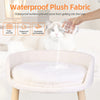 Luxury Cat Bed Soft Warm Plush Fabric Pet Nesting Chair Bed Stool Wood Legs with Cushion Pad Washable Waterproof for Small Pets - Image 9