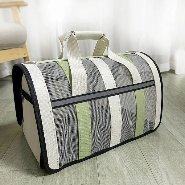 Pawsh Comfort™ Portable Foldable Pet Carrying Bag – Mesh Handbag for Small to Medium Cats & Dogs - Image 22