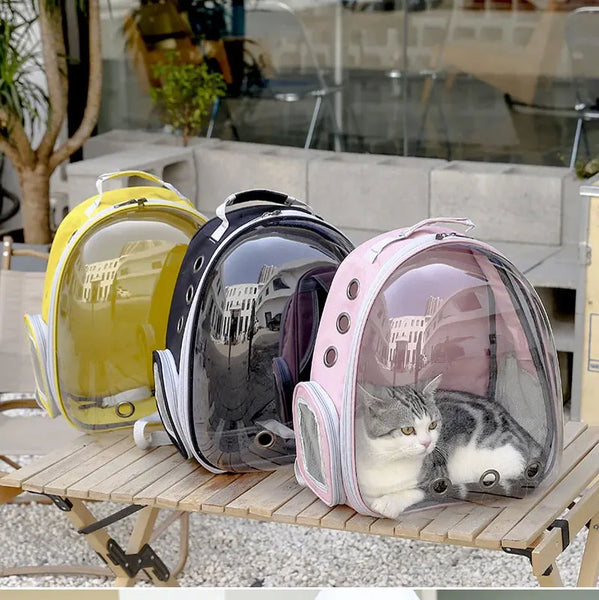 Pawsh Comfort™ Portable Transparent Space Capsule Pet Backpack – Soft-Sided Travel Bag for Cats & Dogs - Image 16