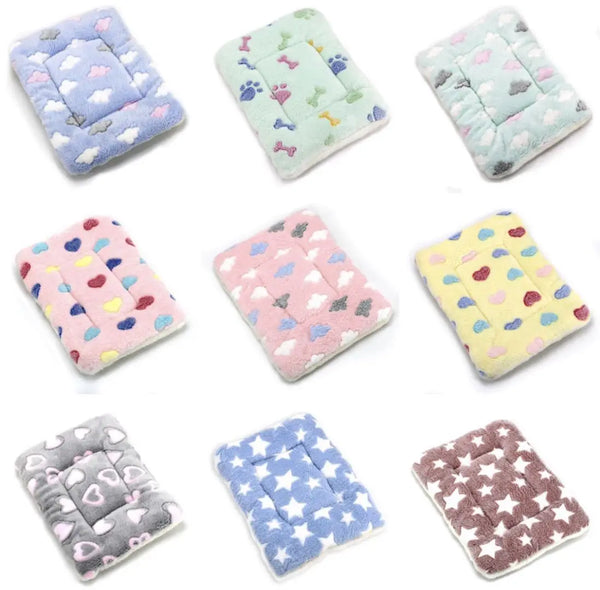 Soft Cat Bed Mats Short Plush Pet Sleeping Bed Mats for Cats Small Dogs Cute Pet Pad Blanket Warm Kitten Cushion Cat Accessories - Image 7
