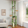 Pawsh Comfort™ Adjustable Floor-to-Ceiling Cat Tree – Tall Indoor Tower with Sisal Scratching Post, Cozy Condo, Hammock & Cat Toys - Image 2