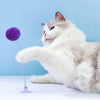 1pc Fur Ball Spring Cat Toy Suction Cup Multicolored Teaser Wand Pet Interactive Toys Cat Scratcher Toys Supplies Random Color - Image 3
