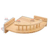 Pawsh Comfort™ Wall-Mounted Wooden Cat Tree – Shelves, Scratching Posts, Climbing Perches, Hammock, Steps & Ladder - Image 15