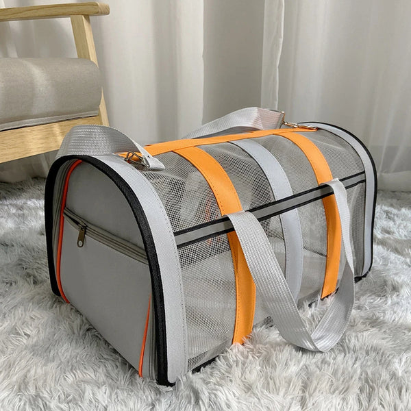 Pawsh Comfort™ Portable Foldable Pet Carrying Bag – Mesh Handbag for Small to Medium Cats & Dogs - Image 17
