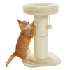 Pawsh Comfort™ Flower Small Cat Tree – Indoor Cat Scratching Post with Super Thick Natural Sisal, Pink Removable Perch, Mat & Playful Balls - Image 27
