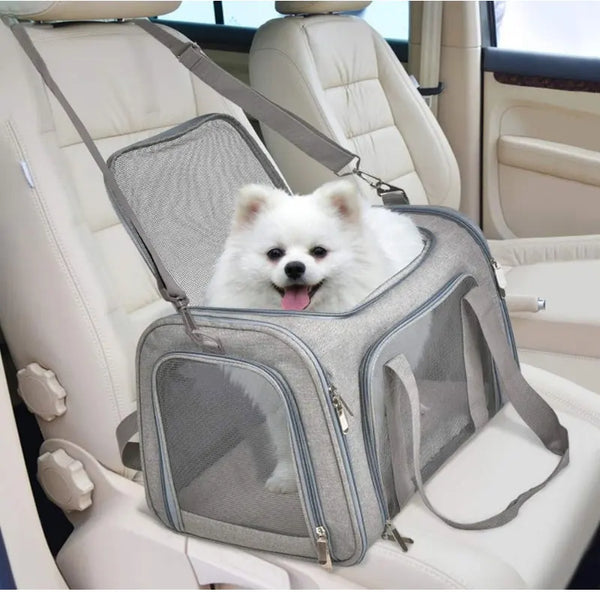 Pawsh Comfort™ Breathable Mesh Pet Carrier Bag – Outdoor Travel Tent for Small Dogs & Cats - Image 16