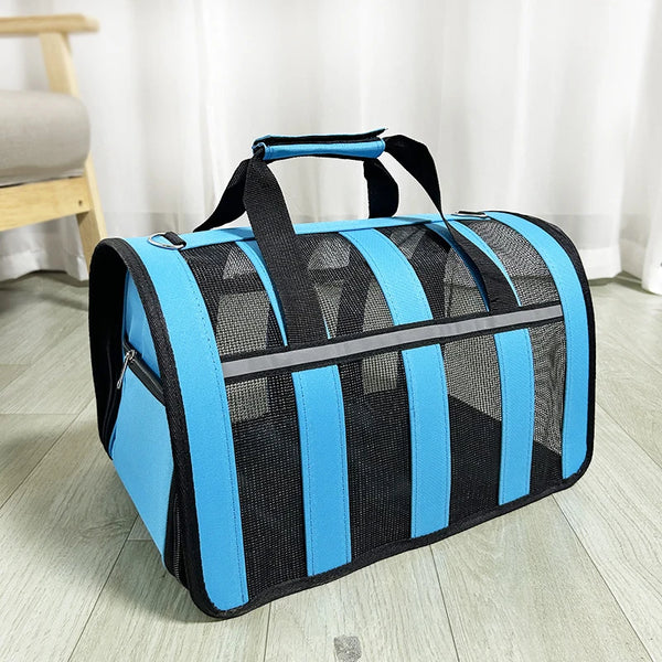 Pawsh Comfort™ Portable Foldable Pet Carrying Bag – Mesh Handbag for Small to Medium Cats & Dogs - Image 18