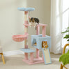 Flower Cat Tree, Multi-Level Cat Tower with Sisal Scratching Posts, Hammock, Ramp, Top Perch, Cat Condo for Indoor, Kitten Toys - Image 2