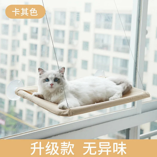 20KG Pet Cat Hammock Hanging Cat Bed Bearing Comfortable Cat Sunny Window Seat Mount Kitten Climbing Frame Pet Accessories - Image 17