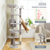 Pawsh Comfort™ Multi-Level Indoor Cat Tree – Tall Tower with Scratching Posts, Hammock, Large Perches, Hanging Balls & Spacious Condo House - Image 15