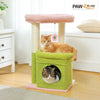 Pawsh Comfort™ Cat Tree Tower – Cozy Condo, Wide Top Perch, Natural Sisal Posts, Soft Plush & Playful Pom-Pom, Ideal for 1-2 Indoor Cats - Image 13
