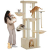 Pawsh Comfort™ Large Cat Tree for Big Cats – Robust Multi-Level Tower with Hammock, 11 Sisal Posts & Large Perch - Image 23