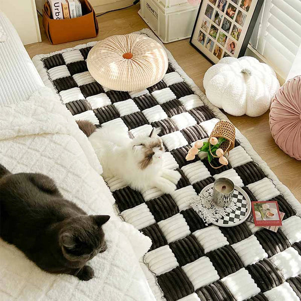 Dog Bed Mat Warm Pet Cat Scratchable Blanket Anti-slip Washable Cushion Sofa Couch Cover Protector For Large Dogs Pet Supplies - Image 22