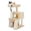 Pawsh Comfort™ Wooden Cat Tower – Double Condos, Spacious Perch, Fully Wrapped Sisal Scratching Posts & Replaceable Dangling Balls - Image 37