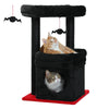 Pawsh Comfort™ Cat Tree Tower – Cozy Condo, Wide Top Perch, Natural Sisal Posts, Soft Plush & Playful Pom-Pom, Ideal for 1-2 Indoor Cats - Image 30