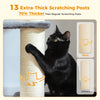 Pawsh Comfort™ Large Cat Tree for Big Cats – Robust Multi-Level Tower with Hammock, 11 Sisal Posts & Large Perch - Image 14