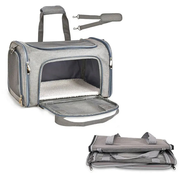 Pawsh Comfort™ Breathable Mesh Pet Carrier Bag – Outdoor Travel Tent for Small Dogs & Cats - Image 9