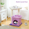 Pawsh Comfort™ Cat Tree Tower – Cozy Condo, Wide Top Perch, Natural Sisal Posts, Soft Plush & Playful Pom-Pom, Ideal for 1-2 Indoor Cats - Image 20