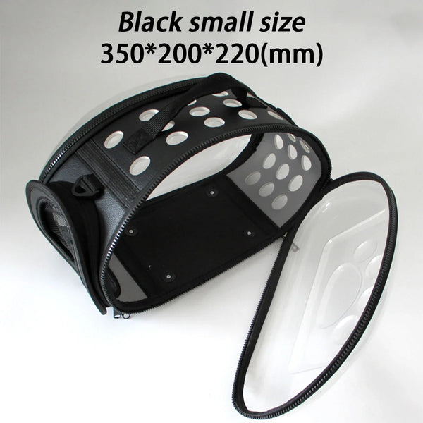 Pawsh Comfort™ Portable Transparent Capsule Cat Carrier Shoulder Bag – Breathable Outdoor Travel Handbag for Puppies & Kittens - Image 29