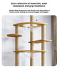 Pawsh Comfort™ Cat Climbing Frame Tower for Large Cats – Large Hammock, Sisal-Covered Scratching Posts, Cozy Condo & Top Perch - Image 18