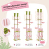 Pawsh Comfort™ Adjustable Floor-to-Ceiling Cat Tree – Tall Indoor Tower with Sisal Scratching Post, Cozy Condo, Hammock & Cat Toys - Image 11