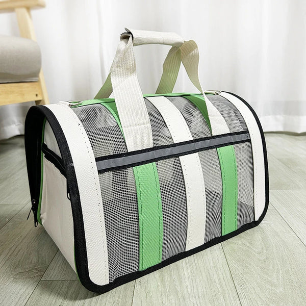 Pawsh Comfort™ Portable Foldable Pet Carrying Bag – Mesh Handbag for Small to Medium Cats & Dogs - Image 24